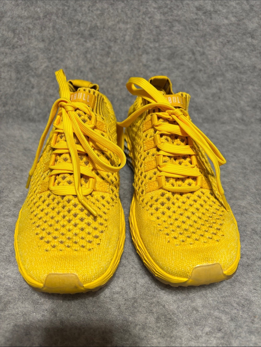 NOBULL Project Yellow Lemon Drop Knit Runner Trainer Unisex Sneaker W9/M7.5 - Picture 2 of 9